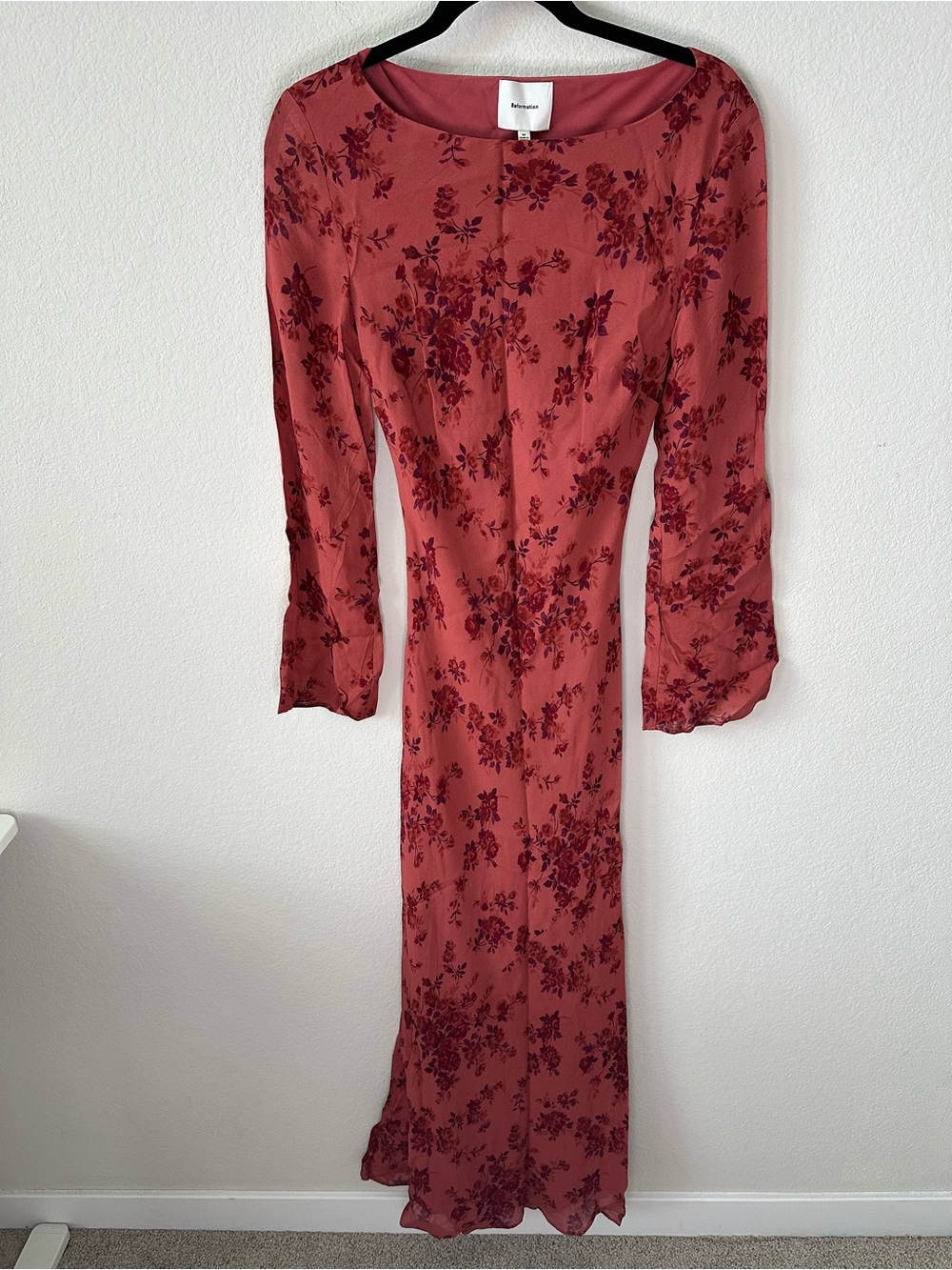 REFORMATION Ersa Maxi Red Floral Dress SZ M - Picture 2 of 7